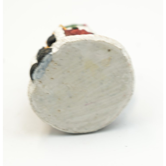 Vintage Santa Claus Mini Planter with Teddy Bear – 4" Tall Ceramic Figurine - Picture 7 of 7